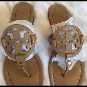 Tory Burch Miller tan sandals